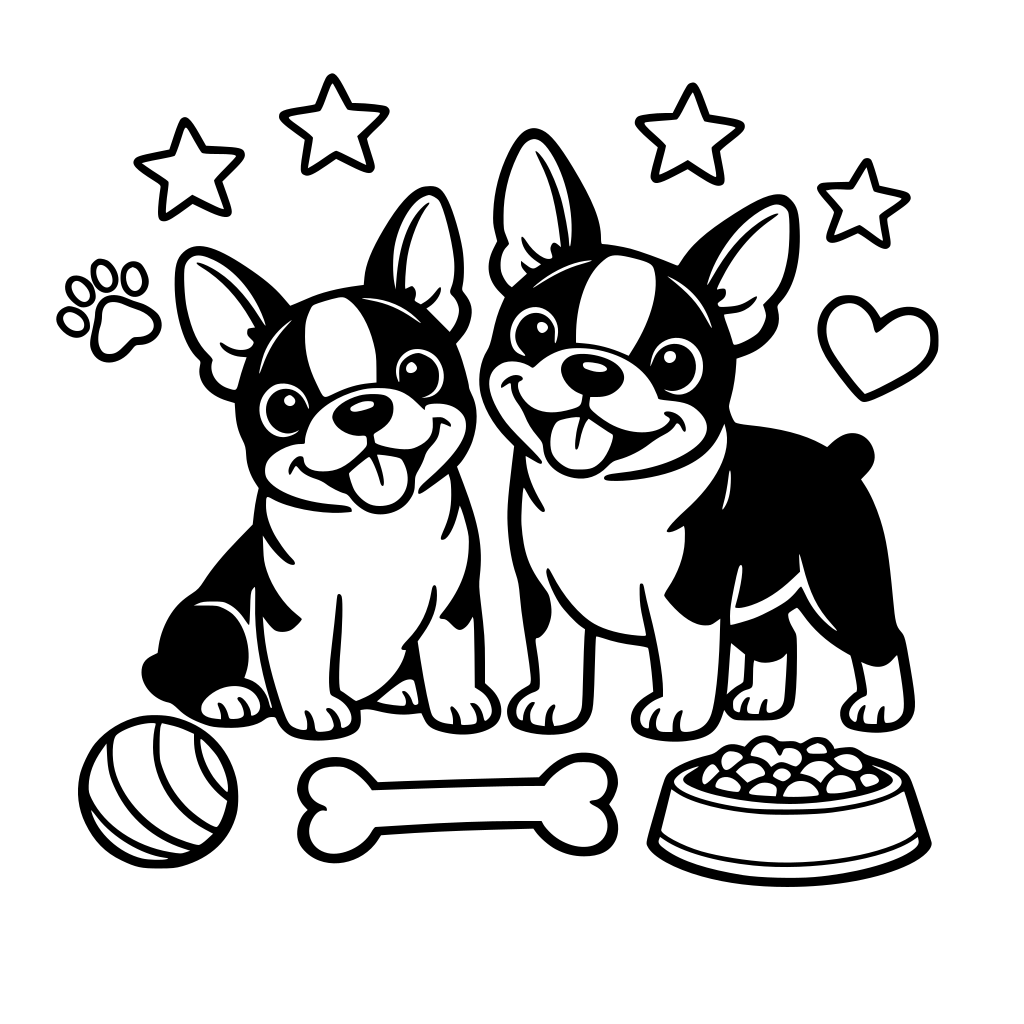 Boston terriers