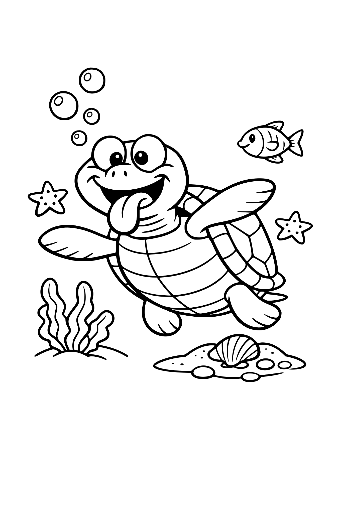 śmieszny zółw wodny