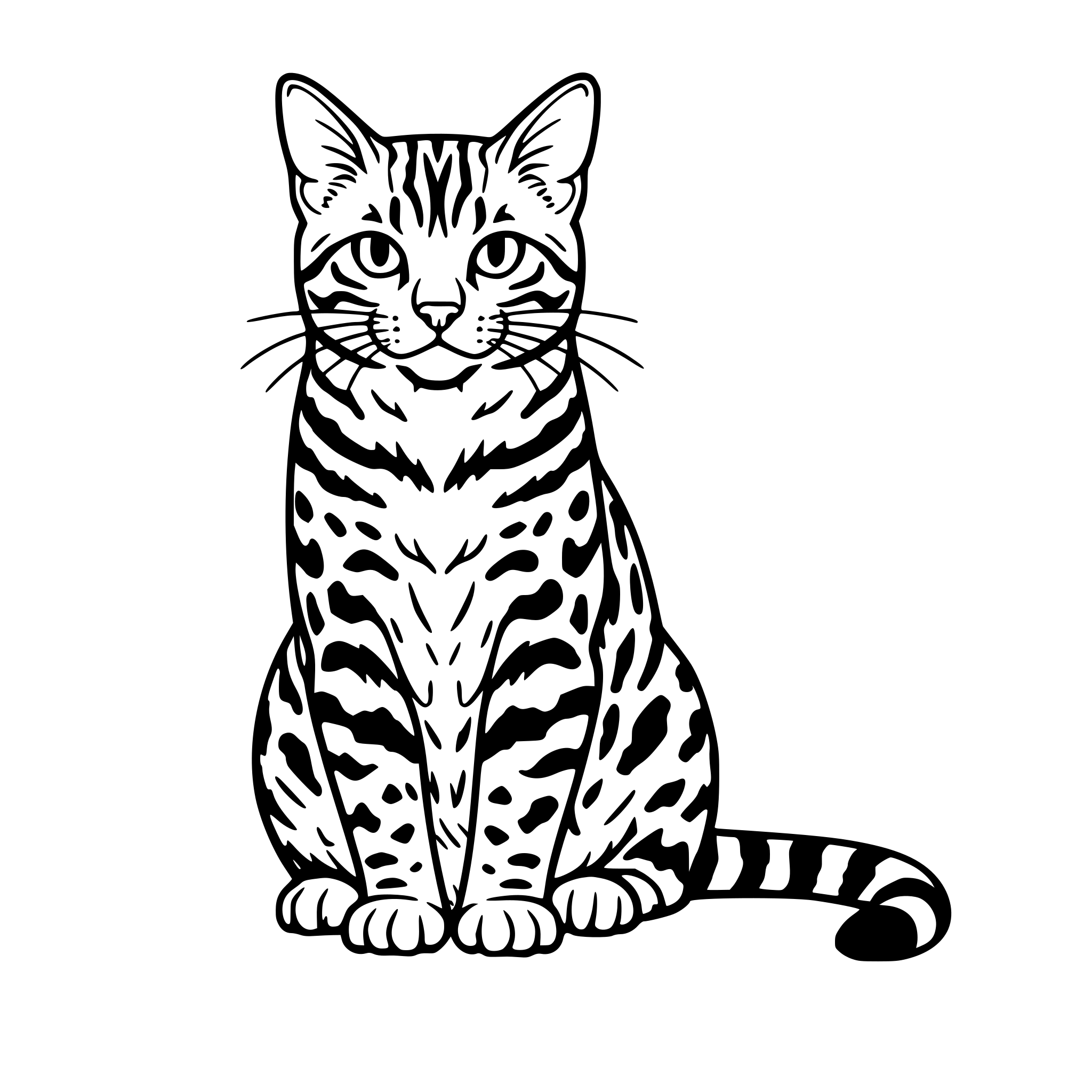 A Bengal cat