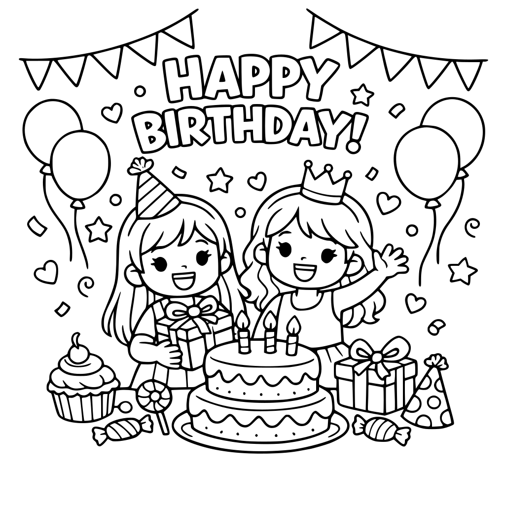 hiasan birthday girls