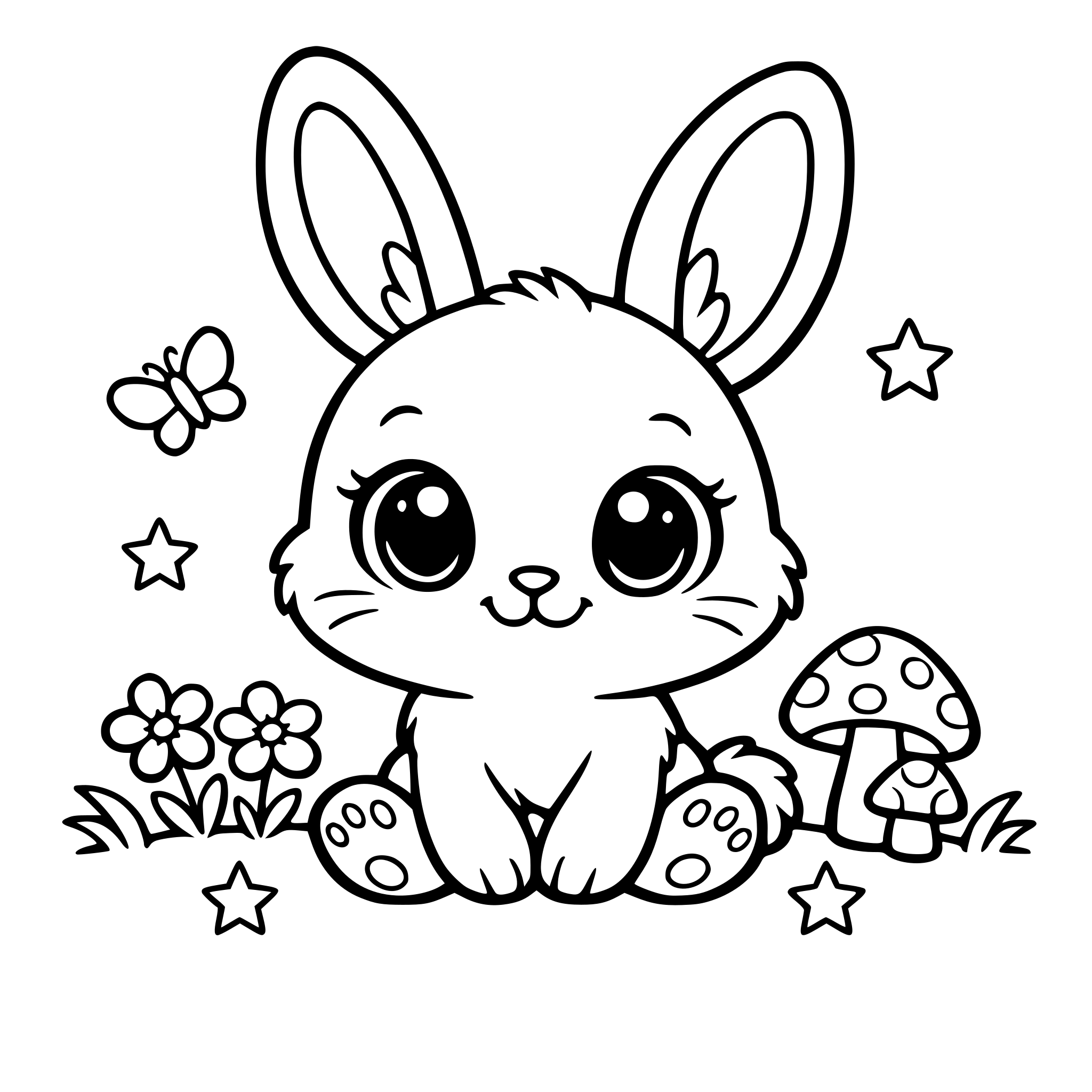 coniglietto con occhi grandi