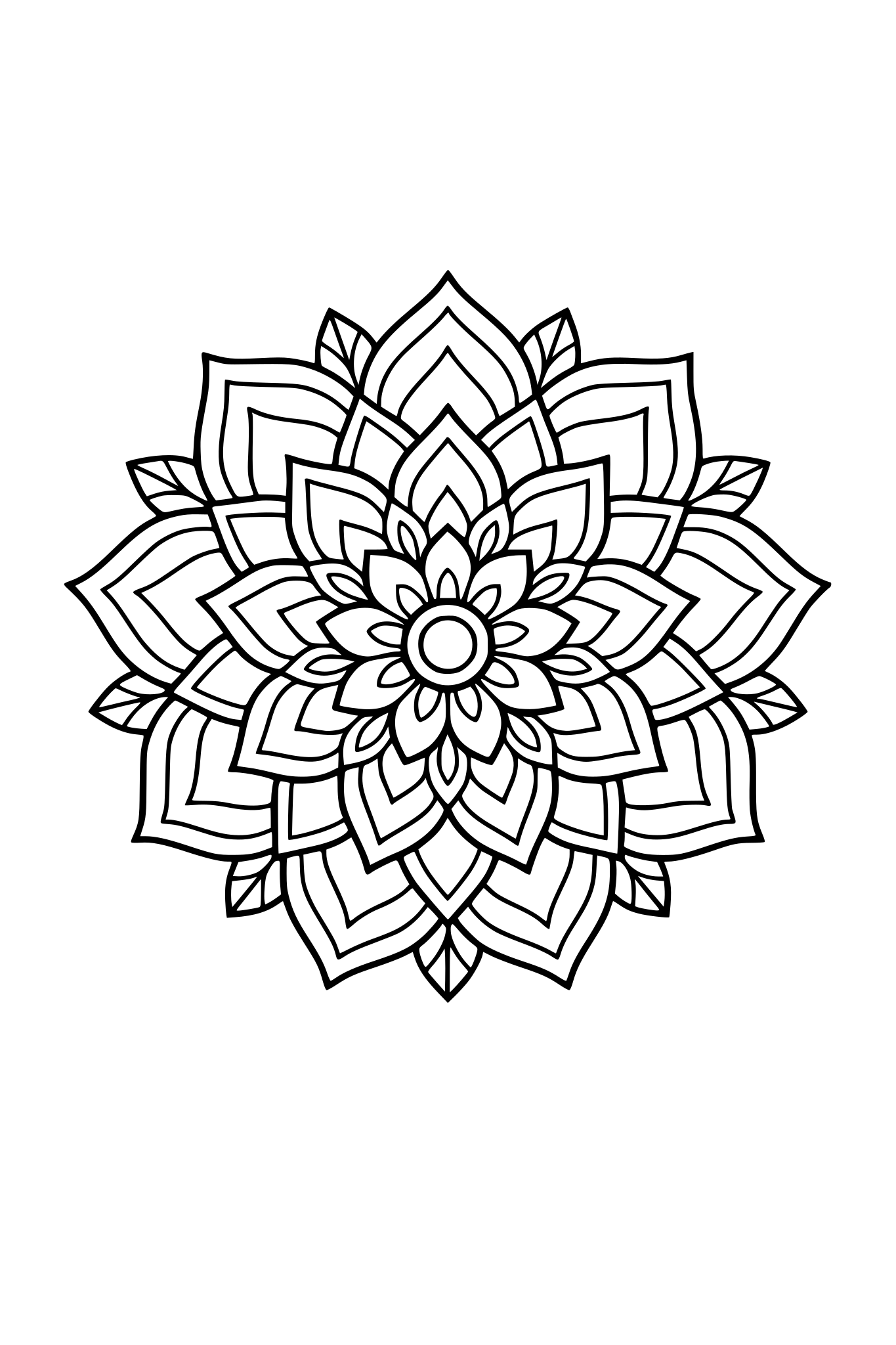Large Mandala flower