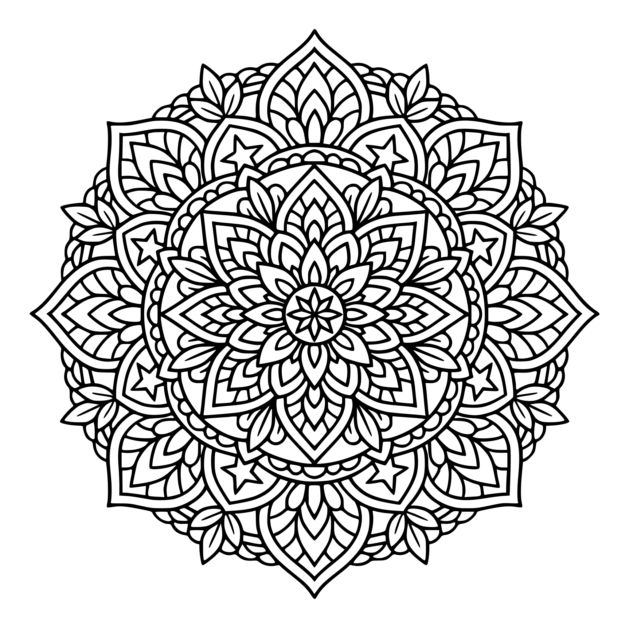 intricate circular mandala pattern with symmetrical design