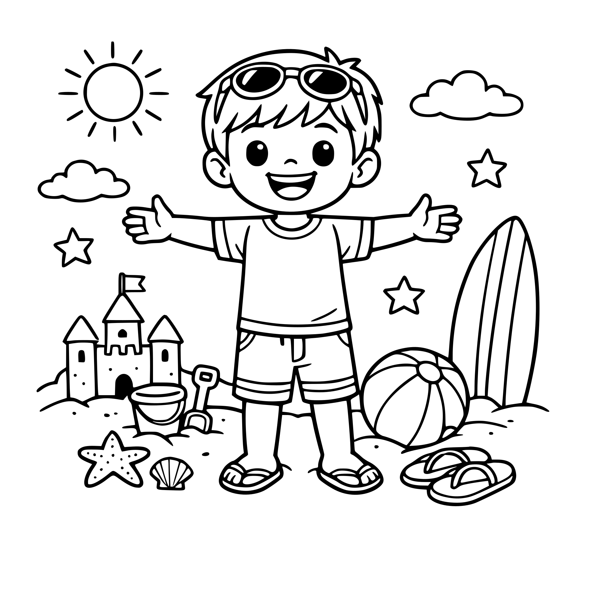 Quiero que esta foto se convierta en un dibujo en blanco y negro para colorear