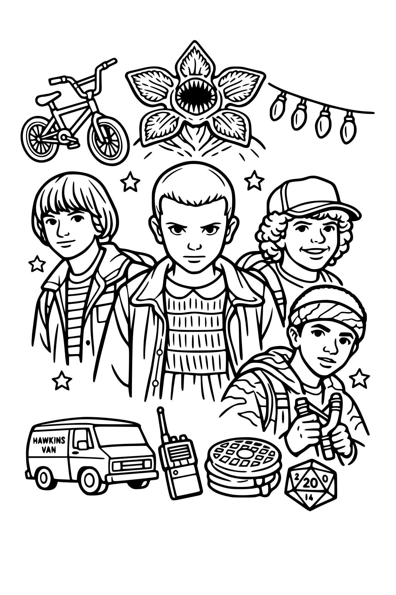 Imágenes de personajes de stranger things