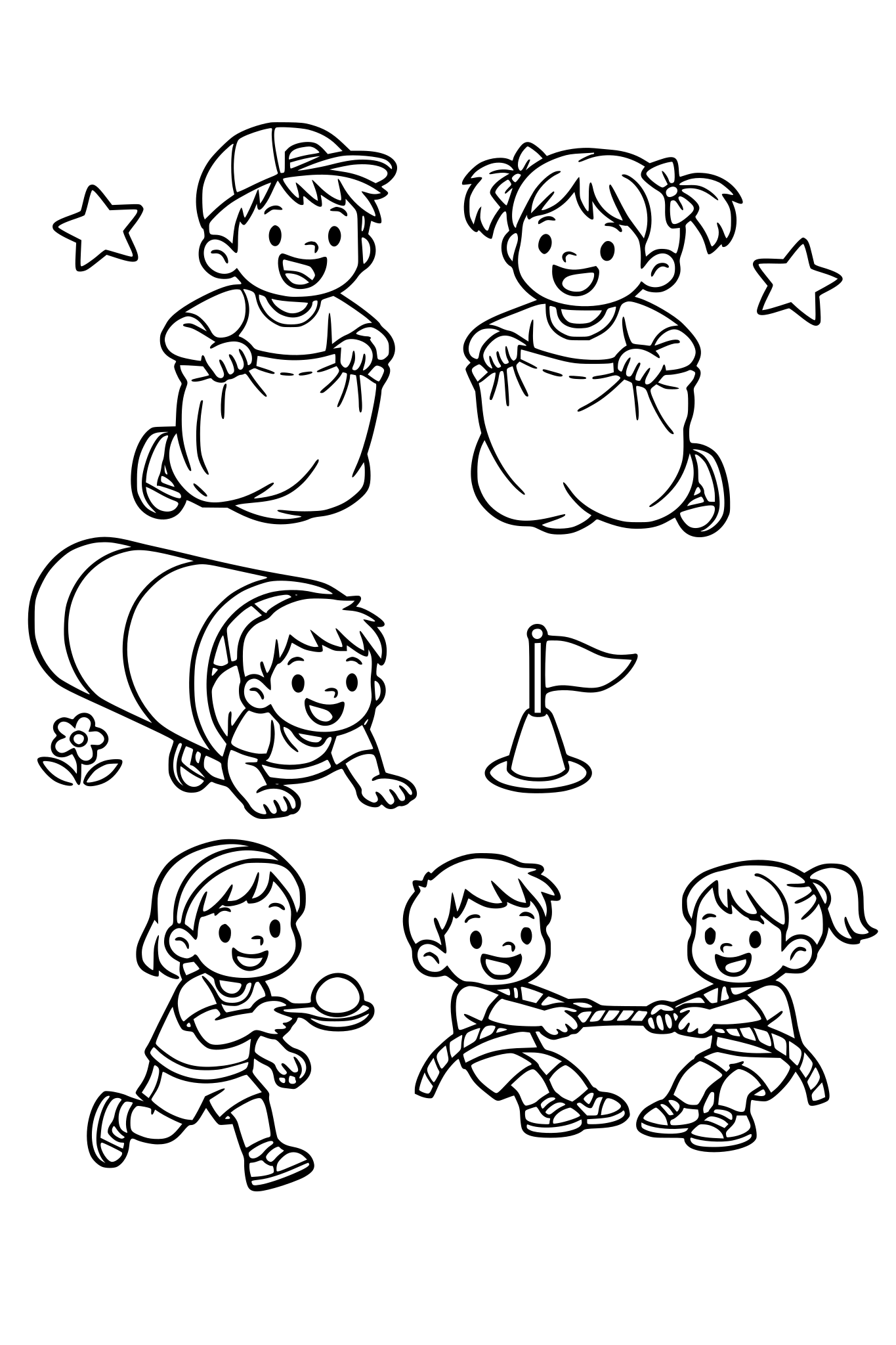 kindergarten field Day activities