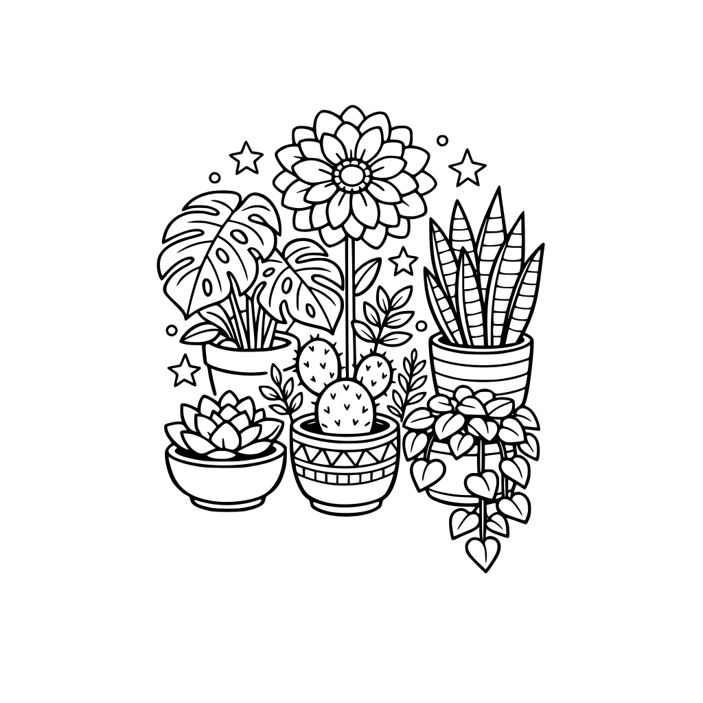 adult plant color book