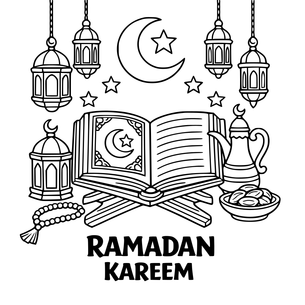 Quran and Ramadhan theme
