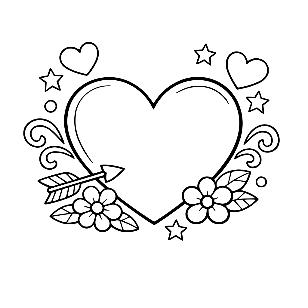 heart art background