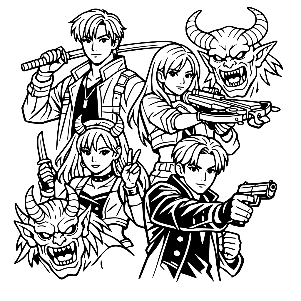 Pages with KPOP demon hunters film characters and scenes