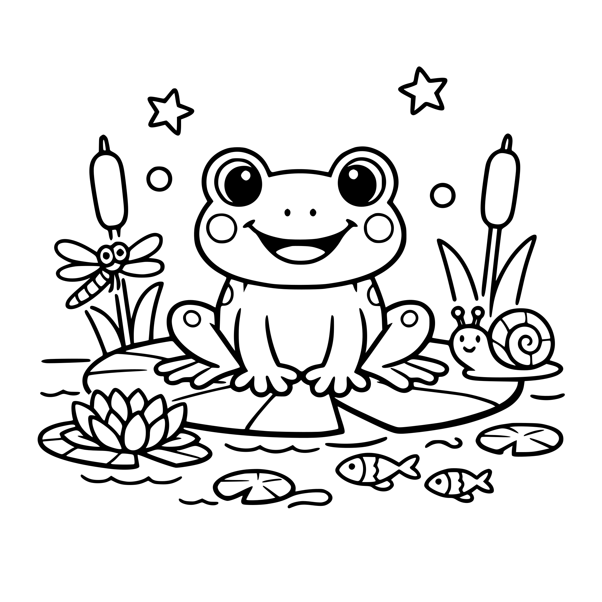 kolorowanka żaba