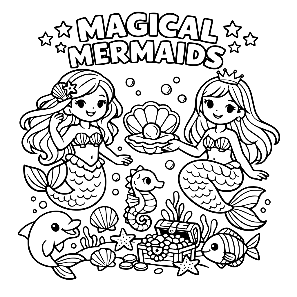 magical mermaids cover page
