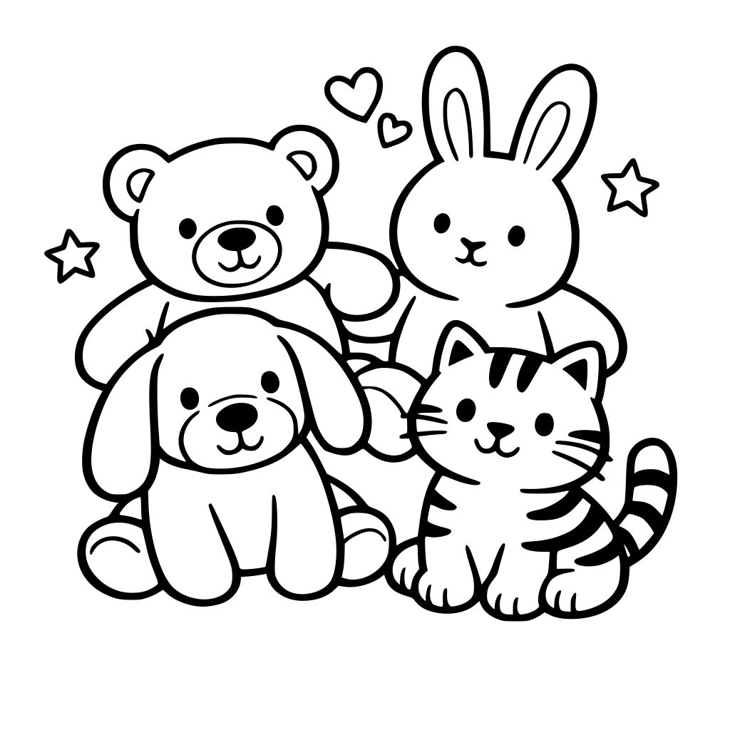 zwierzątka inspirowane pluszakami z IKEA