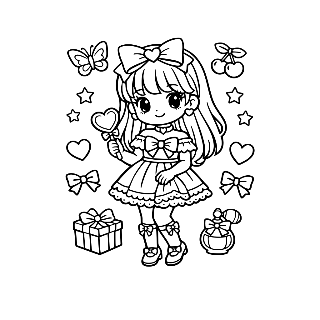 Girl coquette designs