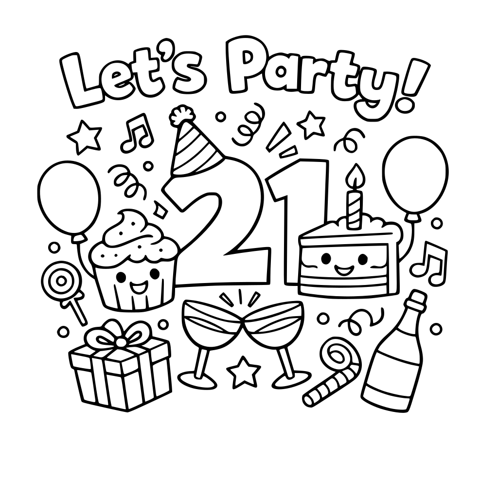 a book for a kids table at my 21st brithday