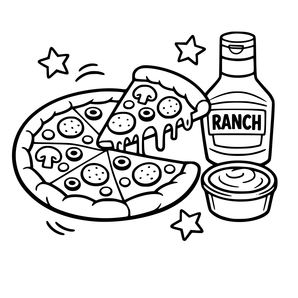 pizza and ranch