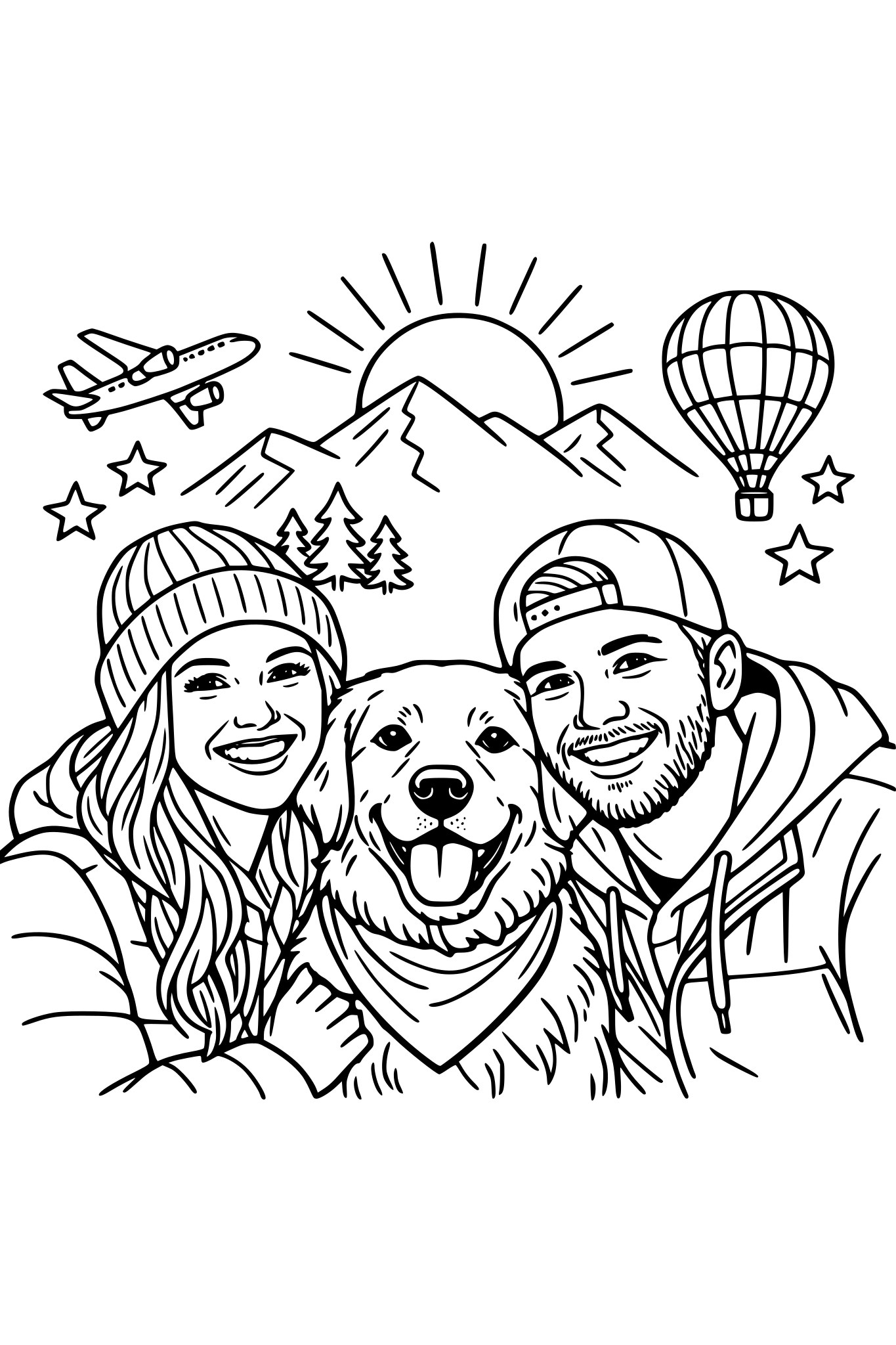 coloring book of my favorite photos