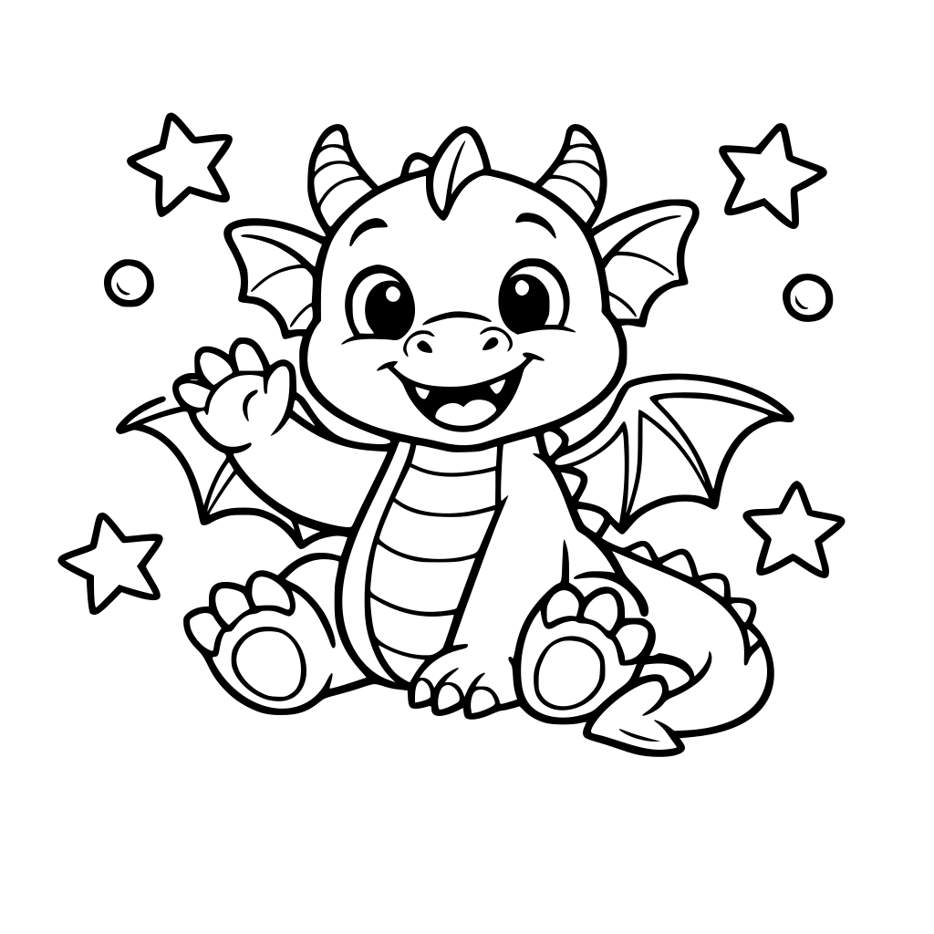 cartoon dragon