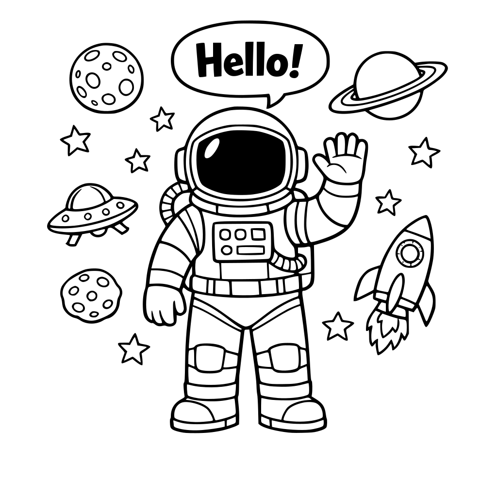 Spaceman hello