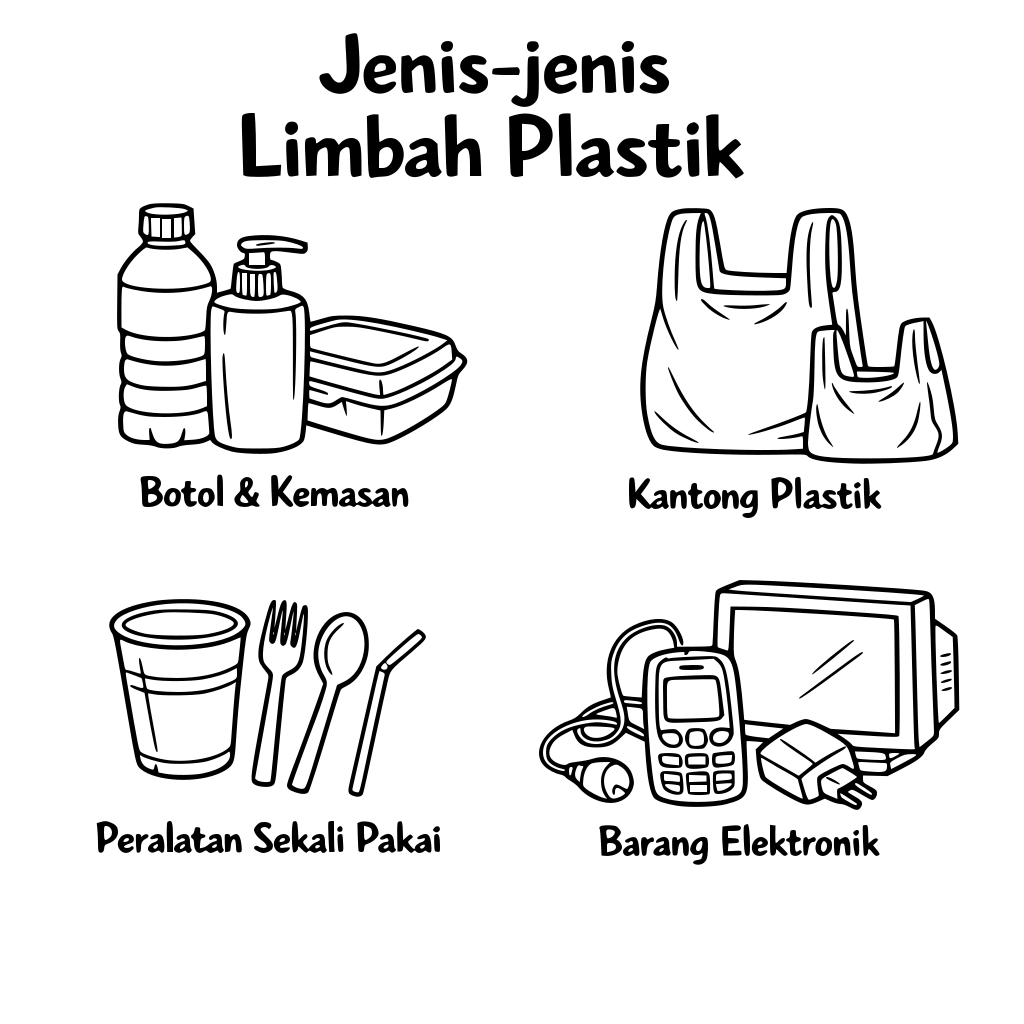Jenis-jenis limbah plastik