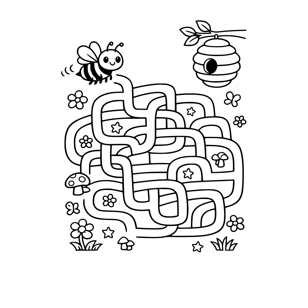 เกมเขาวงกต ผึ้ง กลับ รัง