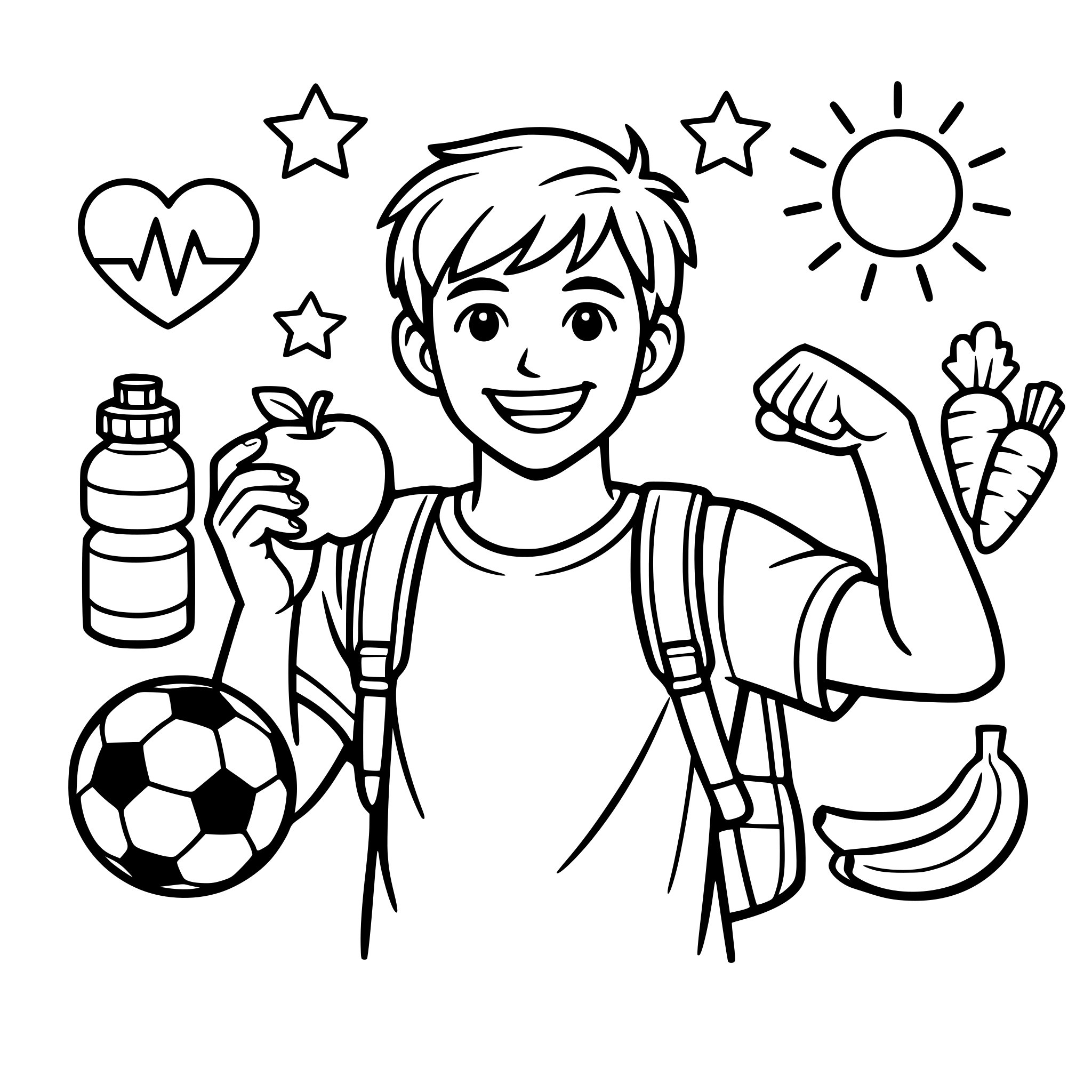 adolescente feliz sano