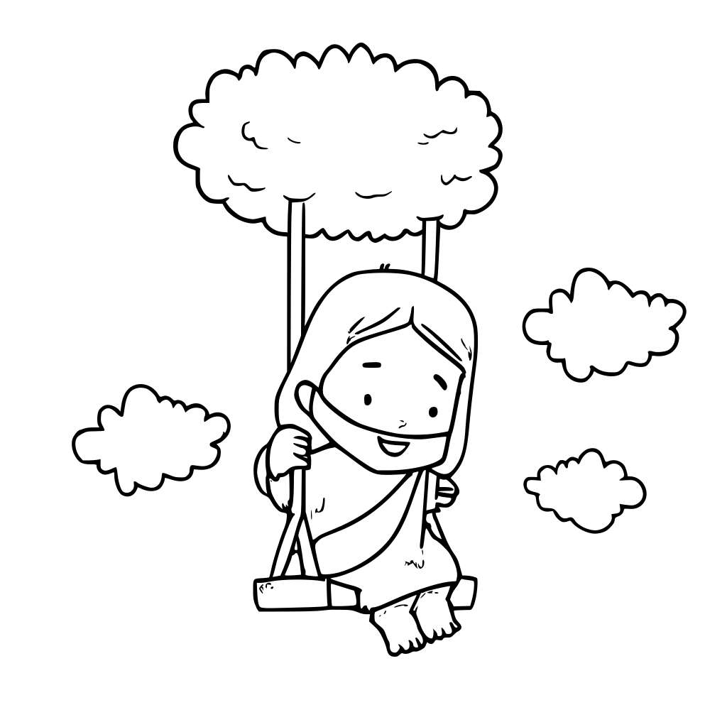Convert this image to a coloring book page.