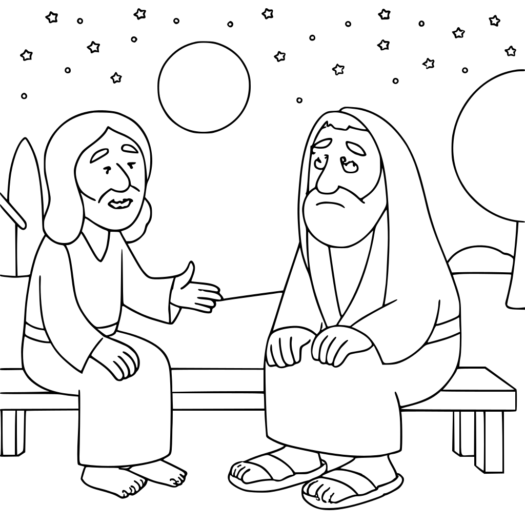 Convert this image to a coloring book page.