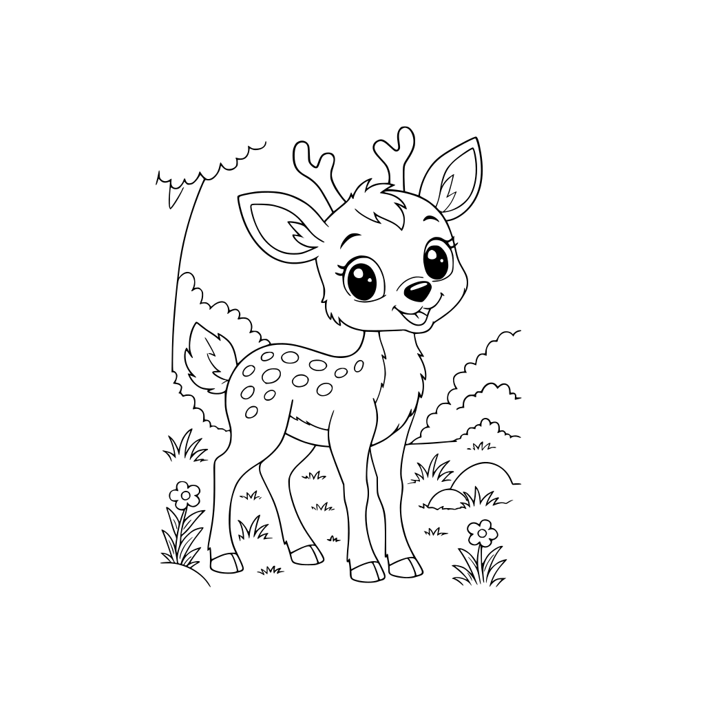 Convert this image to a coloring book page.