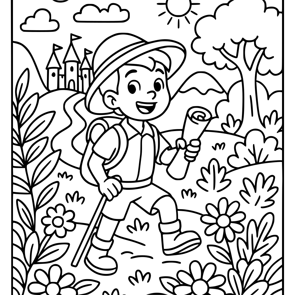 i need a color advanture child story book