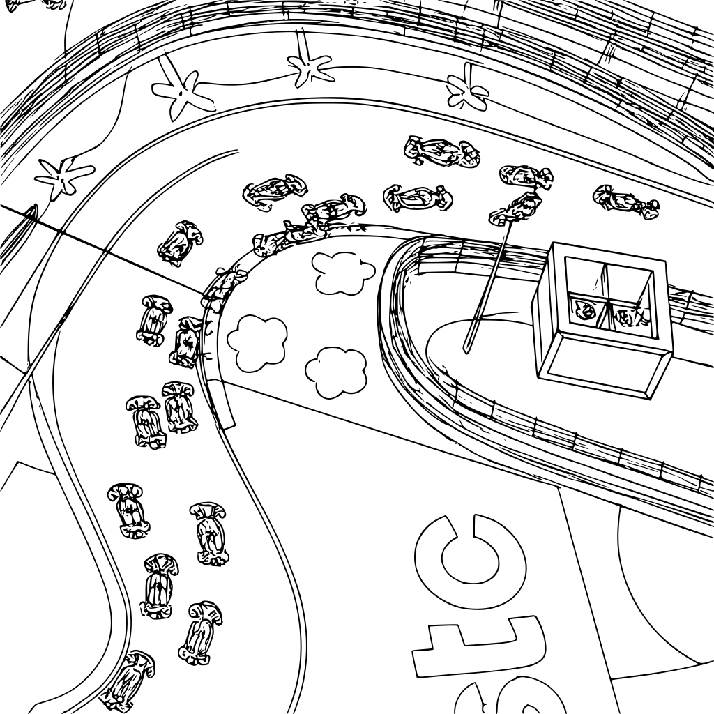 Convert this image to a coloring book page.