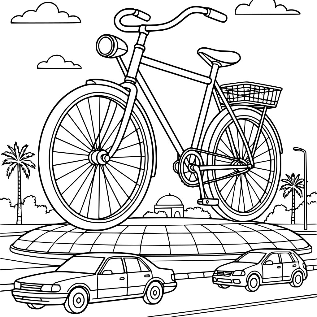 DETAILED COLORING PAGE PROMPT (MATCHING REFERENCE ART STYLE) Style & Line Art: A