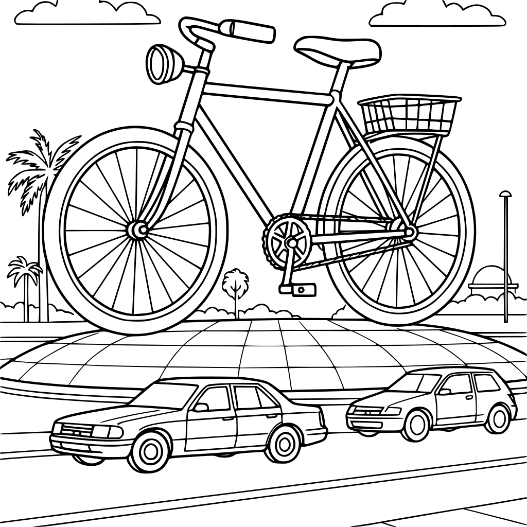 DETAILED COLORING PAGE PROMPT (MATCHING REFERENCE ART STYLE) Style & Line Art: A