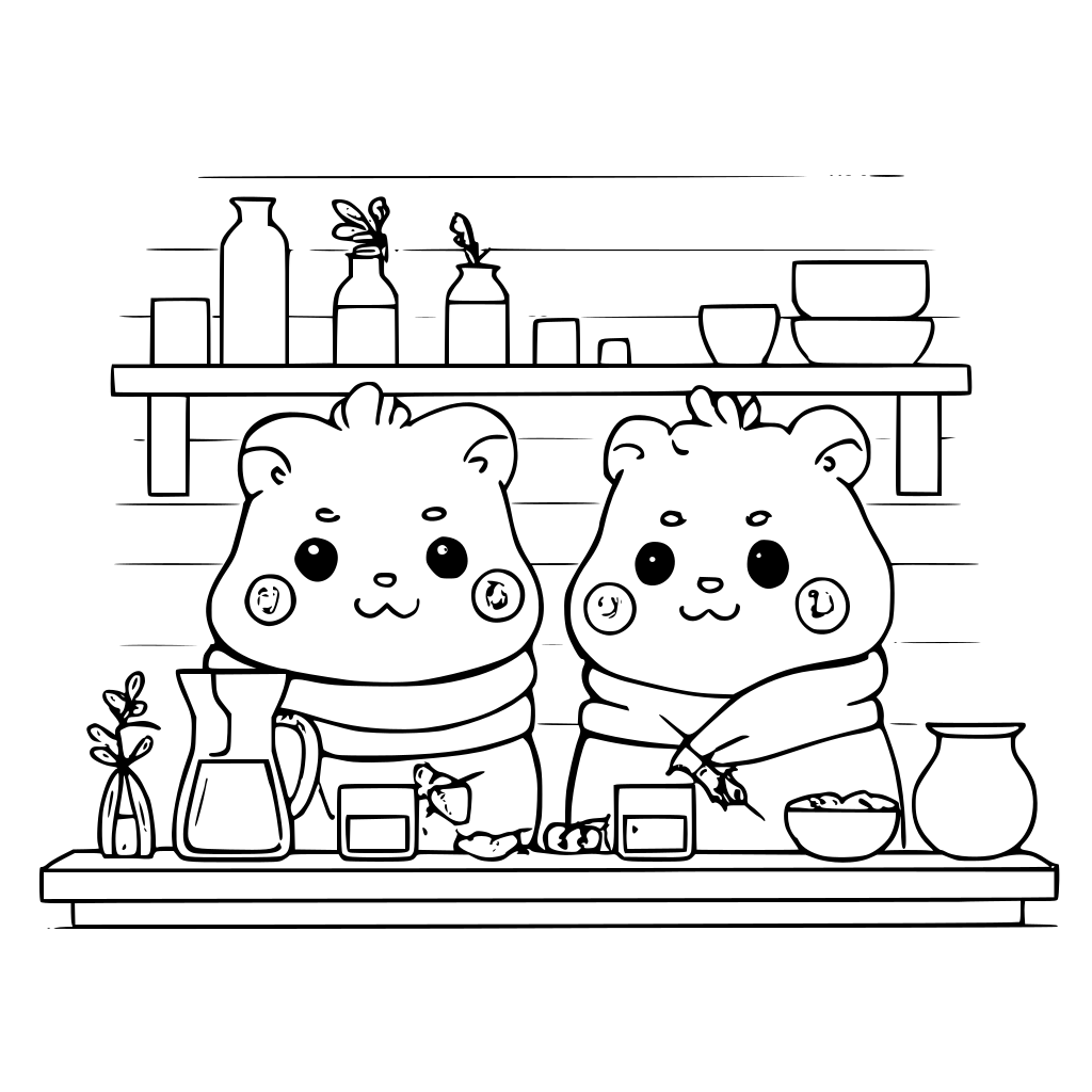 Convert this image to a coloring book page.