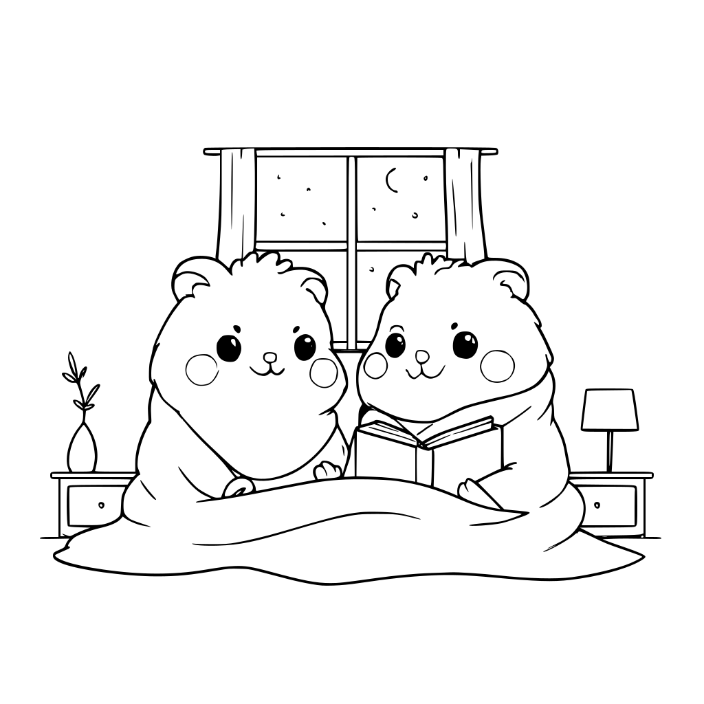 Convert this image to a coloring book page.