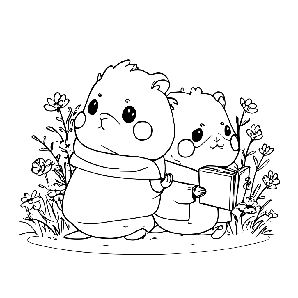 Convert this image to a coloring book page.