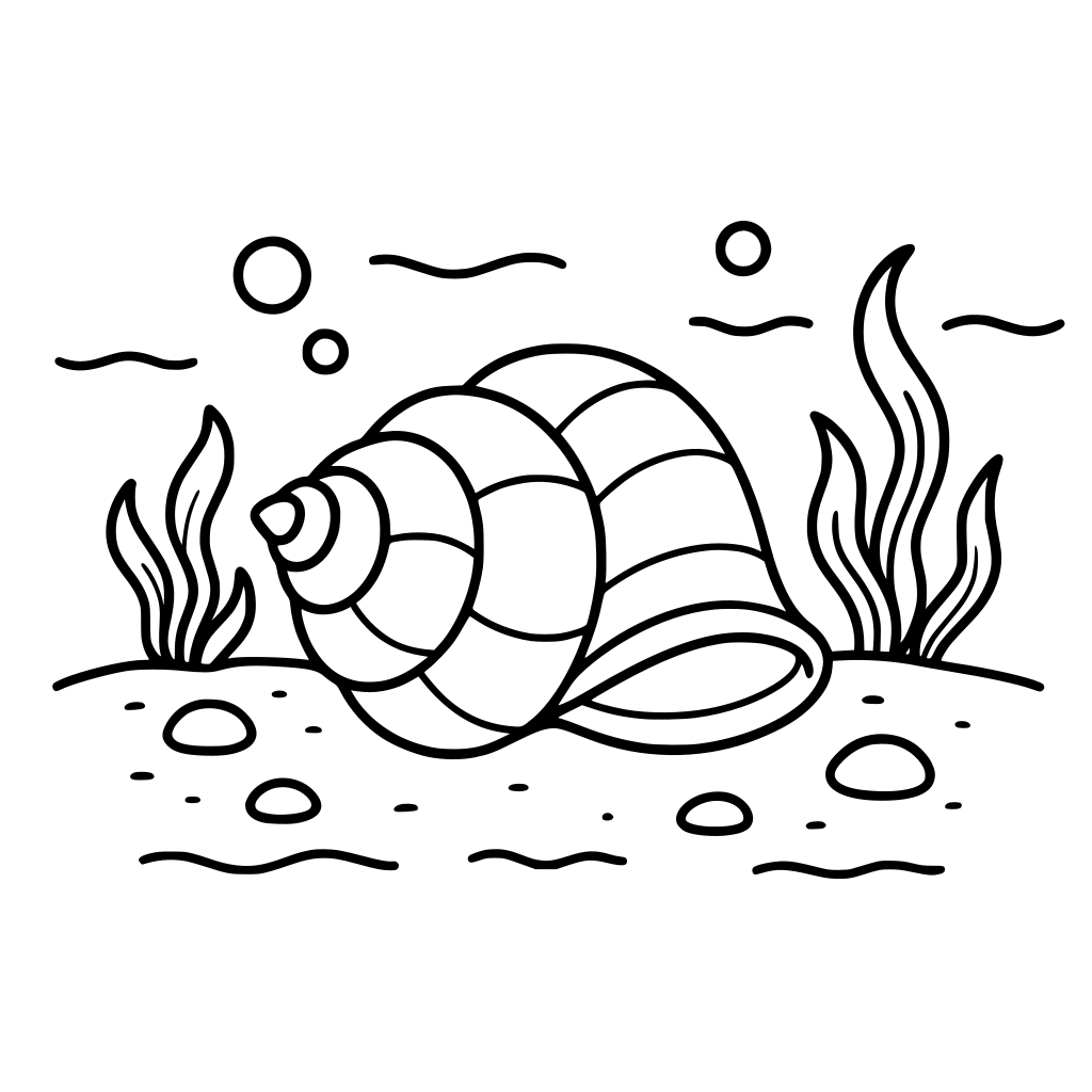 can you make me a underwater sea shell image