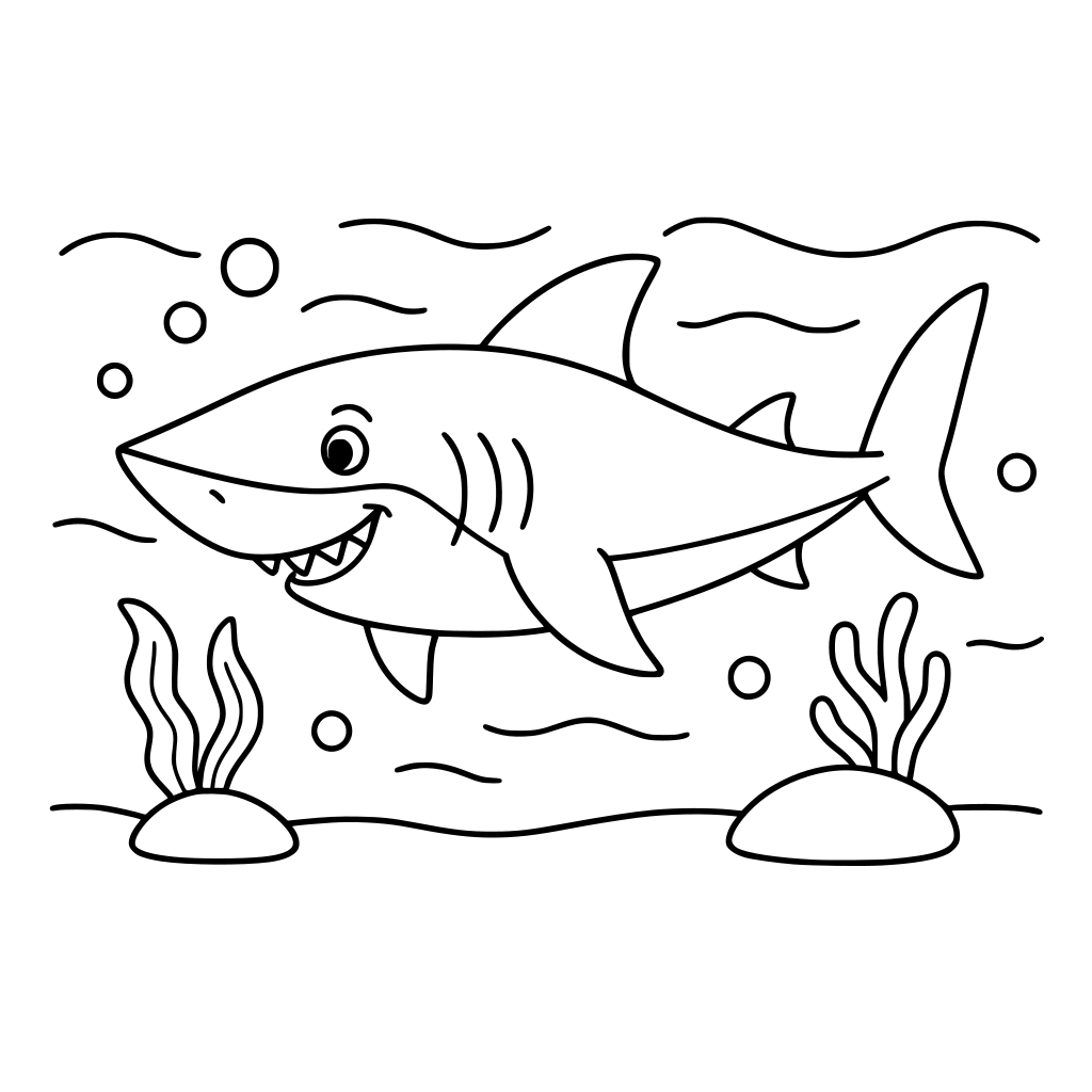 can you make me shark under water images