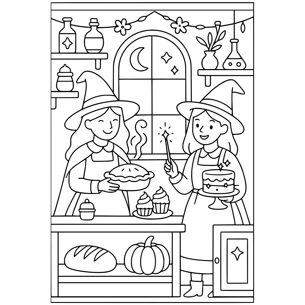 “A magical bakery run by friendly witches,