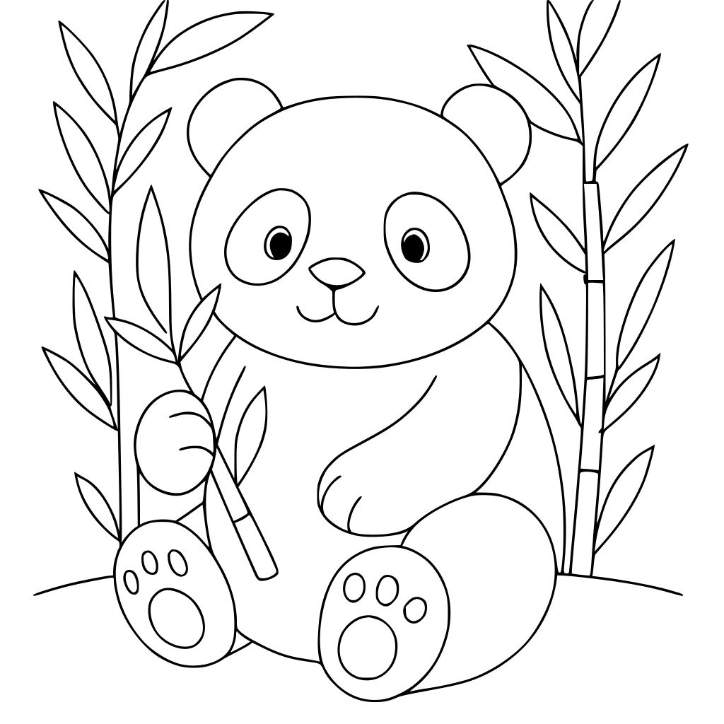 Convert this image to a coloring book page.