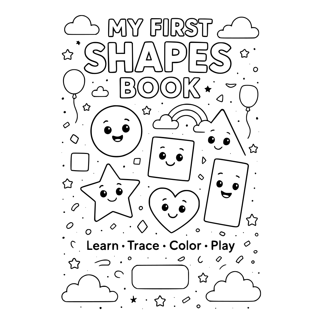 Design a premium, highly attractive children's educational book cover for ages 2
